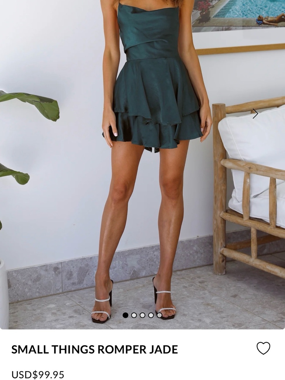 Hello Molly Jade Small Things Romper